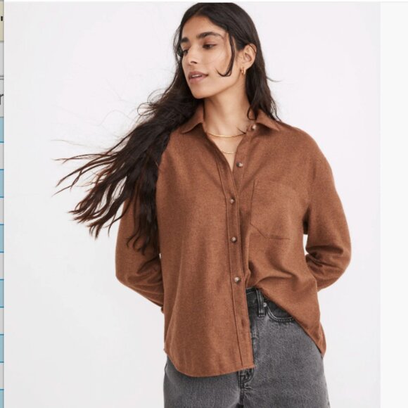 Madewell Tops - Madewell Flannel Kempton Button-Up Shirt | Size M